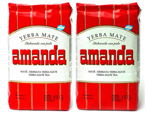 Yerba Mate AMANDA Elaborada 2kg - W ZESTAWIE TANIEJ!
