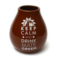 WYPRZEDAŻ Matero Ceramico LUKA DARK BROWN 350 ml -ubytki w szkliwie 