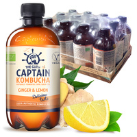 Captain Kombucha Ginger & Lemon 12x 400ml Zgrzewka