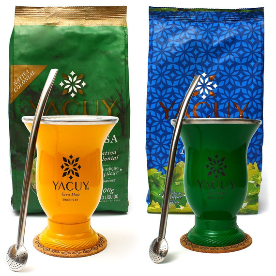 Zestaw Yerba Mate Verde Chimarrao Porongo Bombilla