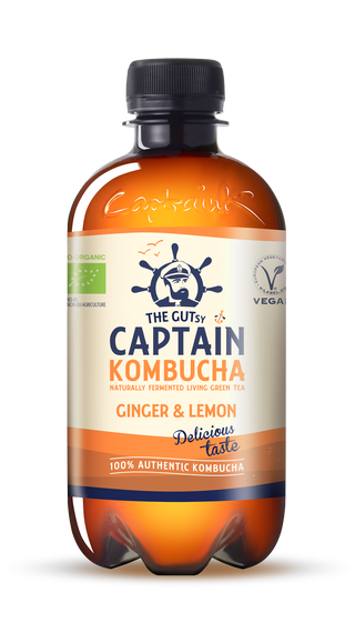 Captain Kombucha Ginger & Lemon 12x 400ml Zgrzewka