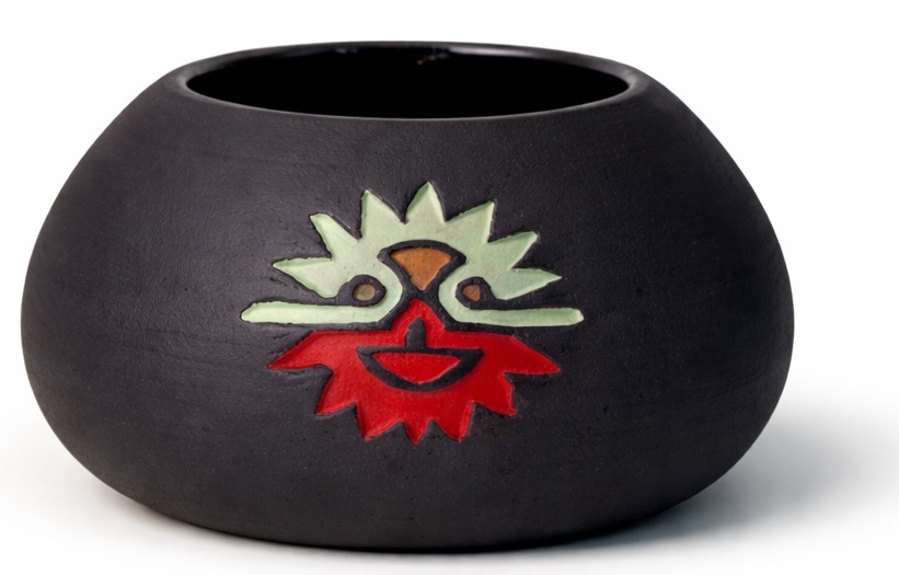 Naczynko do yerba mate "Wojownik" toczone na kole, ceramika handmade 250 ml, 0.25 kg