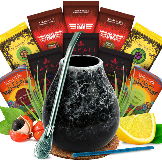 Zestaw na start Yerba Mate dużo rodzajów 500g