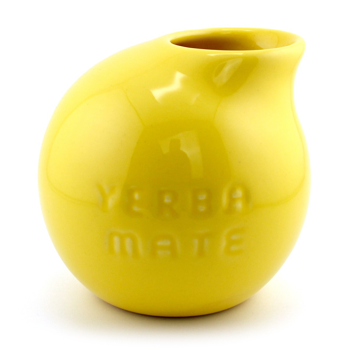 Matero Ceramiczne do Yerba Mate Kula Yellow 280ml, 0.3 kg