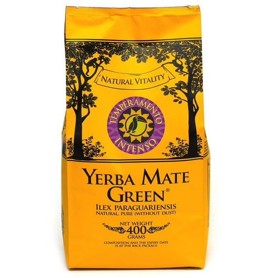 WYPRZEDAŻ - Yerba Mate Green Temperamento Intenso 400g - uszkodzone opakowanie