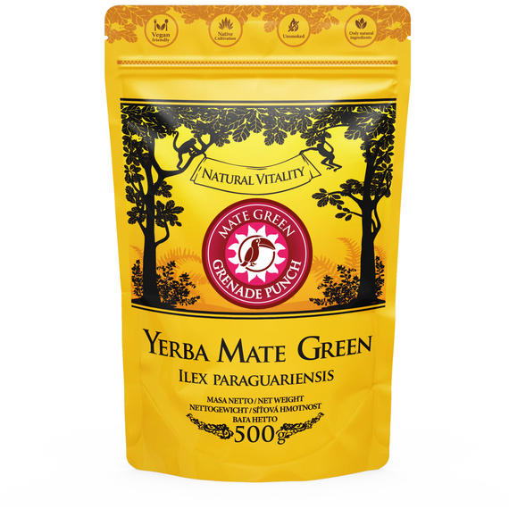 Yerba Mate Green Grenade Punch - 500 g