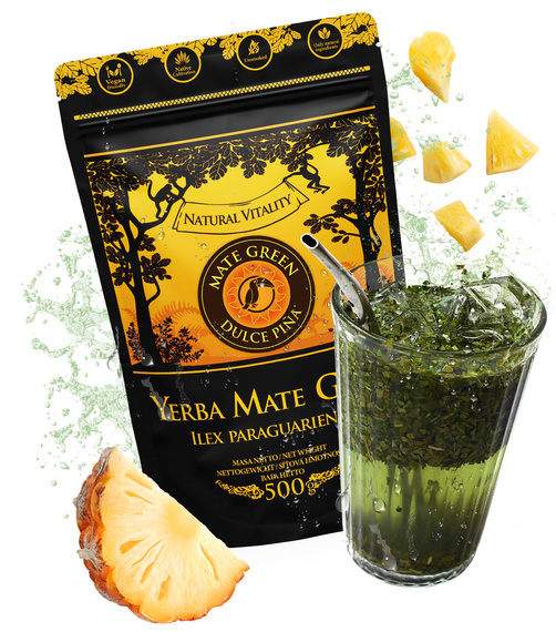 WYPRZEDAŻ - Yerba Mate Green Ananas Terere - 500 g - uszkodzone opakowanie