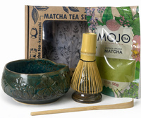Zestaw Matcha Tea Set z ceramicznymi akcesoriami handmade w pudełku na prezent