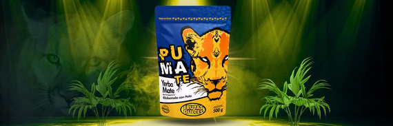 Zestaw Yerba Mate PumaTe Frutas Dulces z Cuia, Bombillą i Podkładką korkową