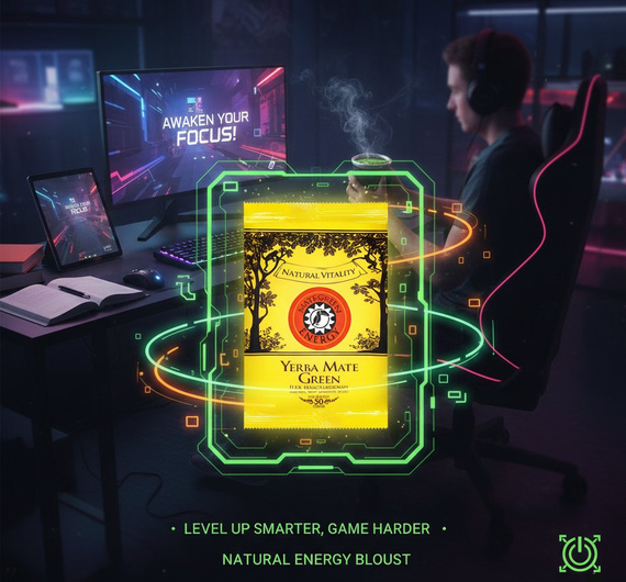 Yerba Mate Green ENERGY - Energia dla GRACZY i nie tylko!