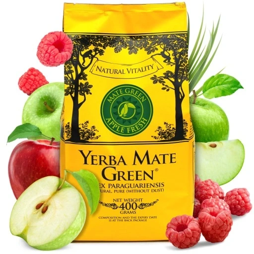 Zestaw Yerba Mate Green OWOCOWE 2kg [5x400g] sin humo - mocne