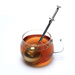 Nierdzewny zaparzacz z długą rączką do yerba mate. herbaty, ziół