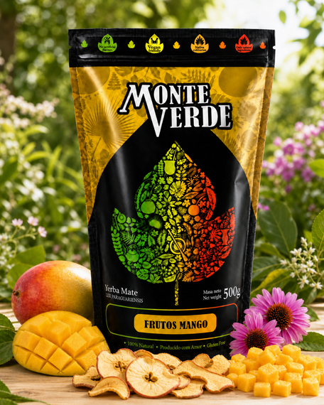 Yerba mate Monte Verde FRUTOS MANGO 500g