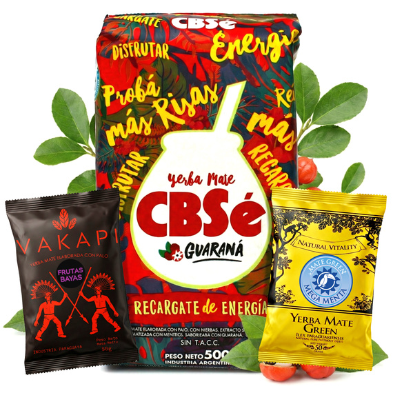 CBSe Energia Guarana Yerba Mate + gratis 2x50g