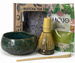 Zestaw Matcha Tea Set z ceramicznymi akcesoriami handmade w pudełku na prezent