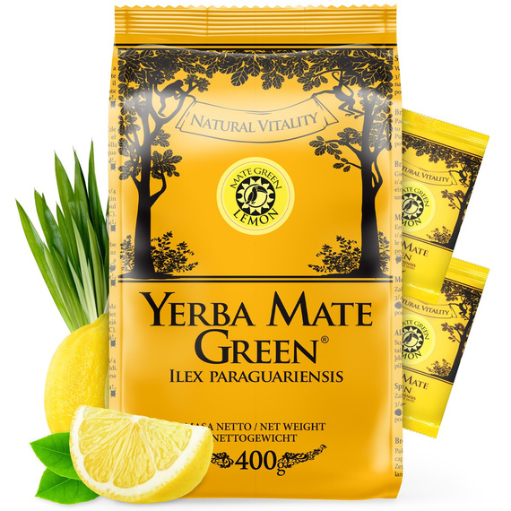 Yerbera Puszka Mate Green Lemon 0,5kg 500g