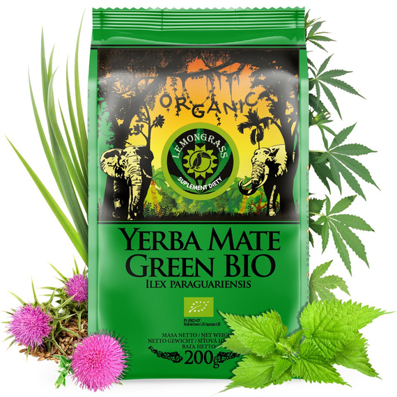 Yerba Mate Bio Organic Lemongrass 400g