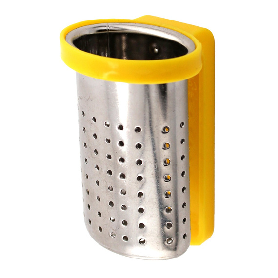 Zaparzacz metalowy z haczykiem na kubek - do herbaty, ziół, yerba mate