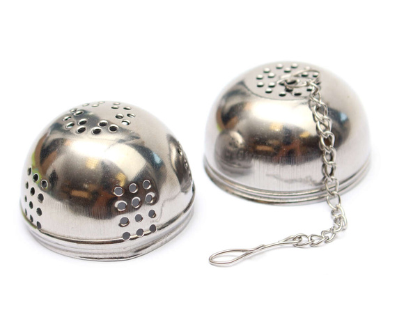 Zaparzacz do herbaty kulka sitko rozkrecany na łańcuszku