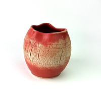 Matero ceramiczne do yerba mate Spękana Ziemia, rękodzieło, 220 ml. 