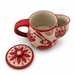 Dekoracyjny Ceramiczny Czajniczek z Króliczkami 350 ml 