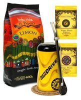 Zestaw Yerba mate Materio Yerba Driver + El Pajaro Limon 400g