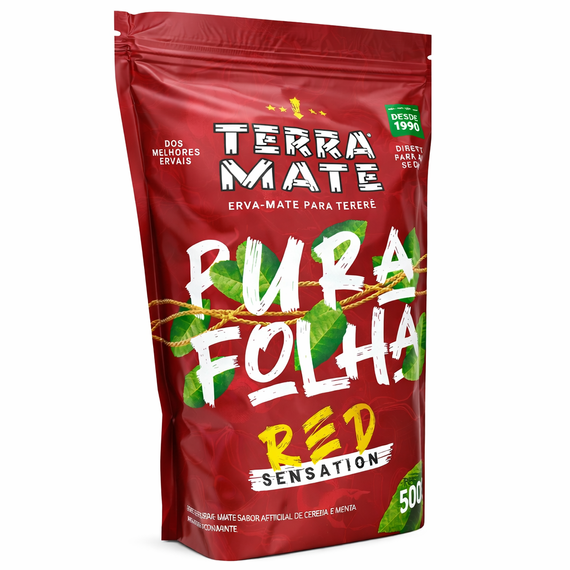 Brazylijska Yerba Mate Terra Mate Pura Folha Red Sensation 500g