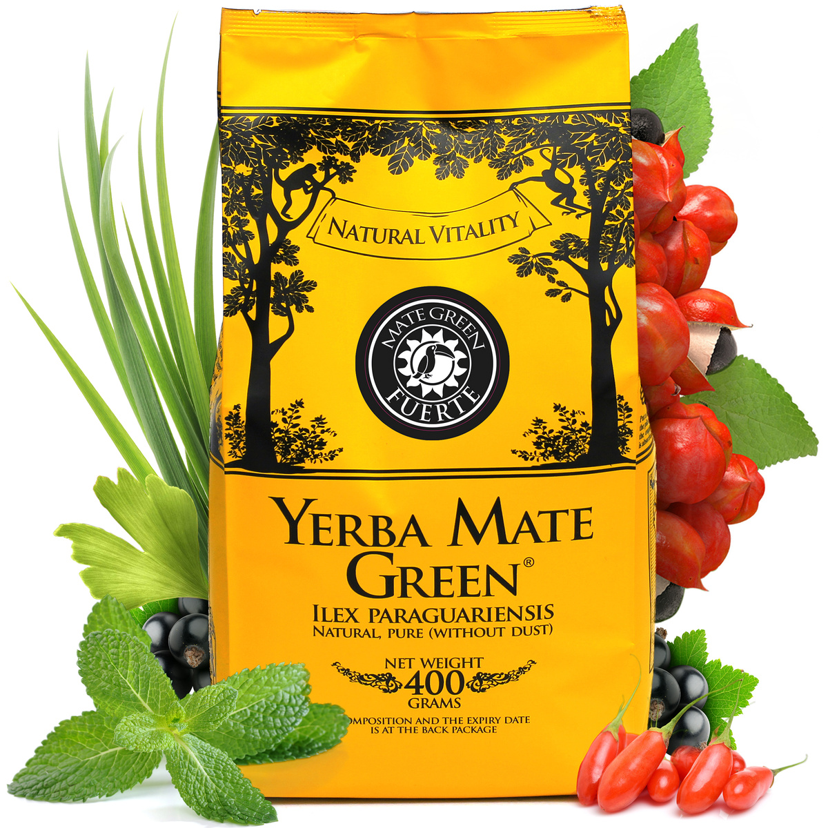 Yerba Mate Green FUERTE, 0.05 kg