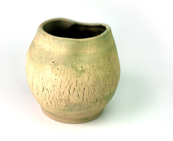 Matero ceramiczne do yerba mate Spękana Ziemia, rękodzieło, 300 ml., 0.3 kg