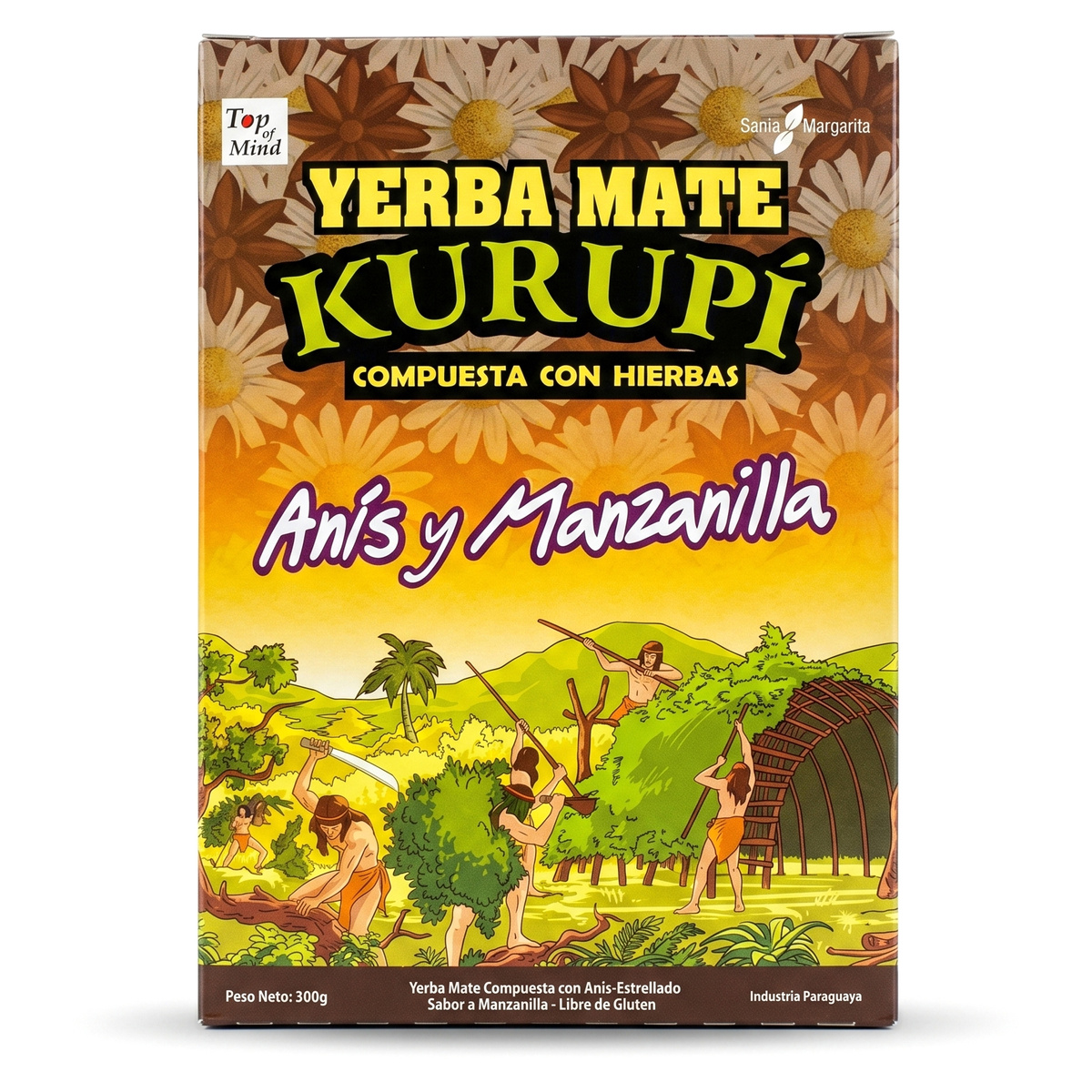 Yerba Mate Kurupi Anis y Manzanilla, 0.5 kg