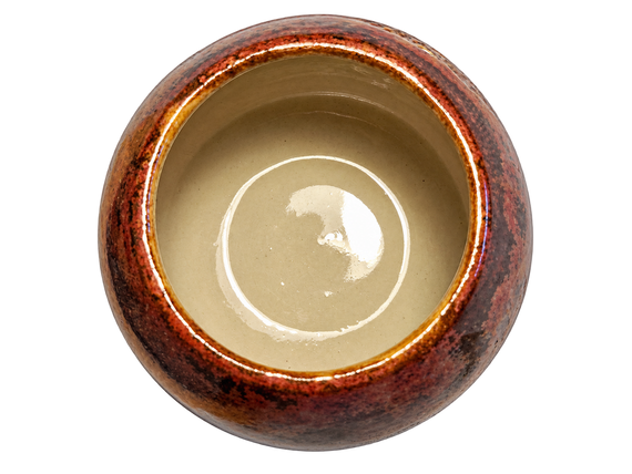 Naczynko do yerba mate Fuego, ceramika handmade ~250 ml