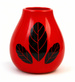 Tykwa ceramiczna Luka Hoja Red naczynie matero do yerba mate