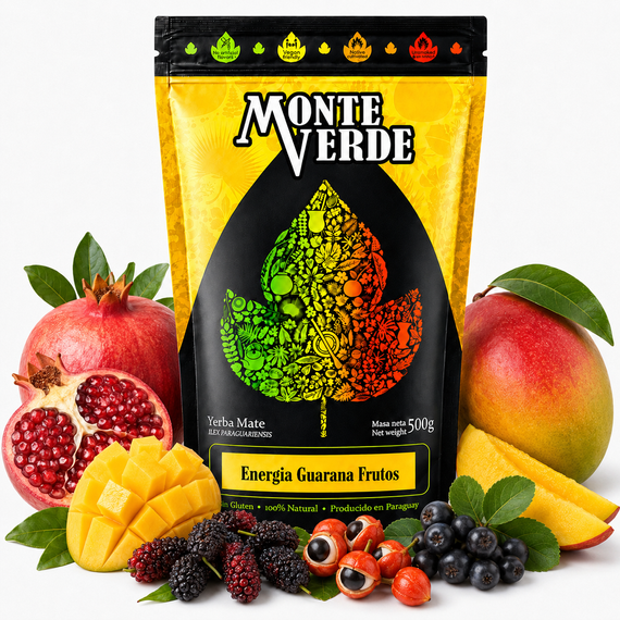 Yerba Mate Monte Verde Energia Guarana 500g