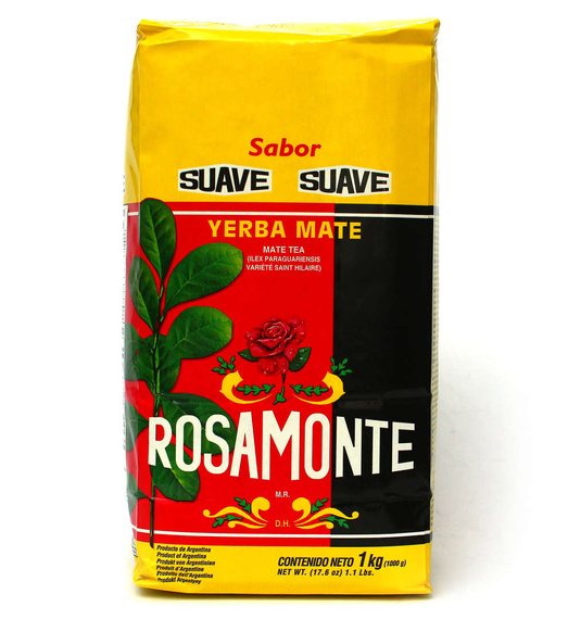 Yerba Mate Rosamonte SUAVE łagodny smak z subtelną różaną nutą