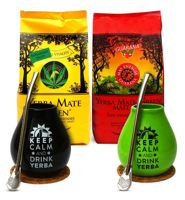 Zestaw Yerba Mate Green Guarana Cannabis dla Par