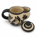 Leśny Ceramiczny Czajniczek z Liskiem 350 ml 
