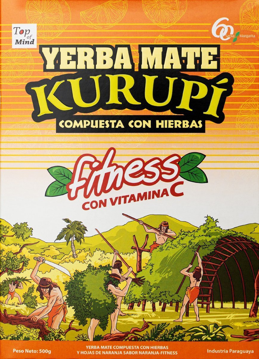 Yerba Mate Kurupi Fitness 500g boldo, skrzyp, nandypa, fenkuł, vit.C, 0.5 kg