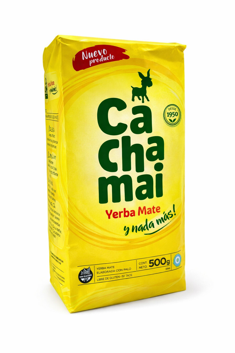 Yerba Mate CACHAMATE Traditional Ca Cha Mai 500g, 0.5 kg
