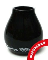 WYPRZEDAŻ Tykwa Ceramiczna Luka BLACK 350 ml - delikatnie uszczerbione, brak białego nadruku