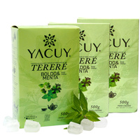 Yerba Mate Yacuy Terere Menta Boldo 3 x 500 g na zimno 1,5 kg