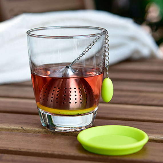 Zaparzacz do herbaty, yerba mate, ziół Stożek na łańcuszku