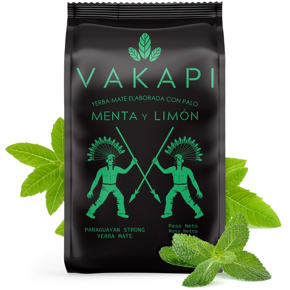Yerba Mate Vakapi Menta Limon soczysta orzeżwiająca MOCNA!
