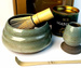 Zestaw Matcha Tea Set "Pieprz i sół" z ceramicznymi akcesoriami handmade w pudełku na prezent