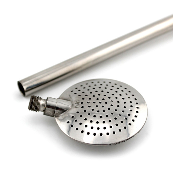 Bombilla Bomba do Yerba Mate Chimarrao Triplo 22,5 cm + Wyciorek