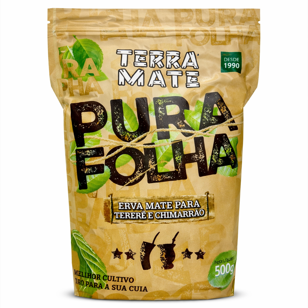 Brazylijska Yerba Mate Terra Mate Pura Folha 500g Chimarrao Terere, 0.5 kg
