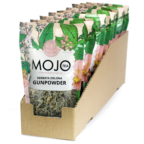 Zielona Herbata Gunpowder - chińska, mocny smak z cierpką nutą
