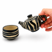 Miniaturowy ceramiczny zestaw do herbaty "Zebra" – ręcznie wykonany dzbanuszek i czarka 100 ml