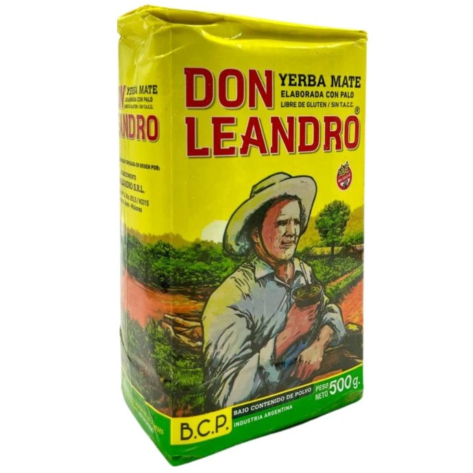 Yerba Mate Don Leandro Elaborada B.C.P. 500g, 0.5 kg