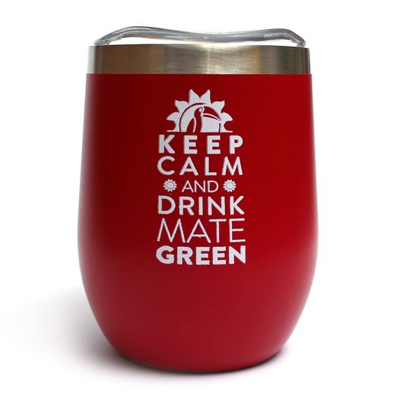 Matero stalowe Termo Moderna Rojo czerwone 350