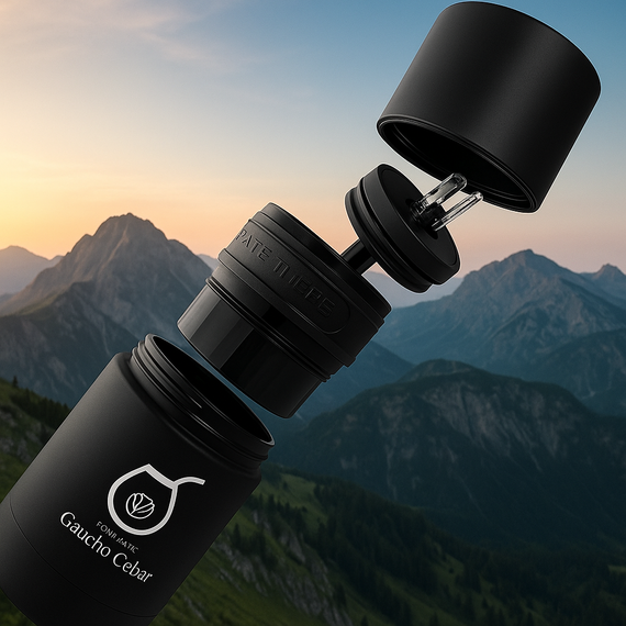 YERBOMOX - ALL IN ONE! Oryginalny Gaucho Cebar Najlepszy Yerbomos 500 ml do yerba mate: matero, termos i bombilla w jednym!